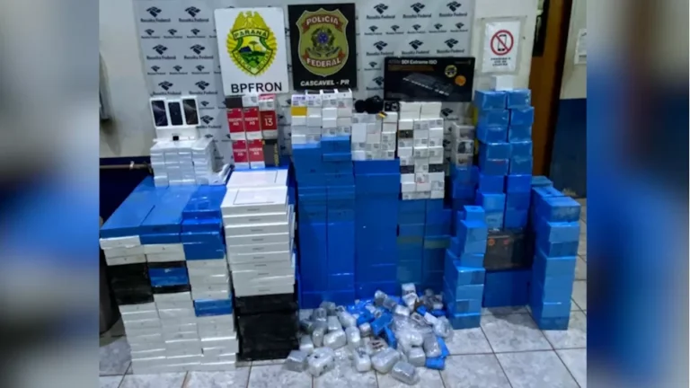 Carga milionária de eletrônicos é apreendida na região