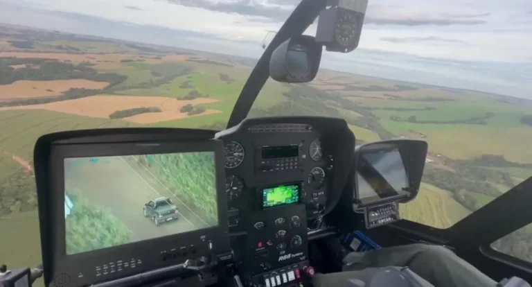 Com apoio de helicóptero, Polícia Militar apreende 700 quilos de maconha no Oeste do Paraná
